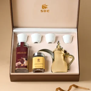 مجموعة هدايا قهوة قهوة سعودية بالزعفران