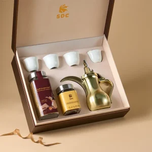 مجموعة هدايا قهوة قهوة سعودية مع الهيل